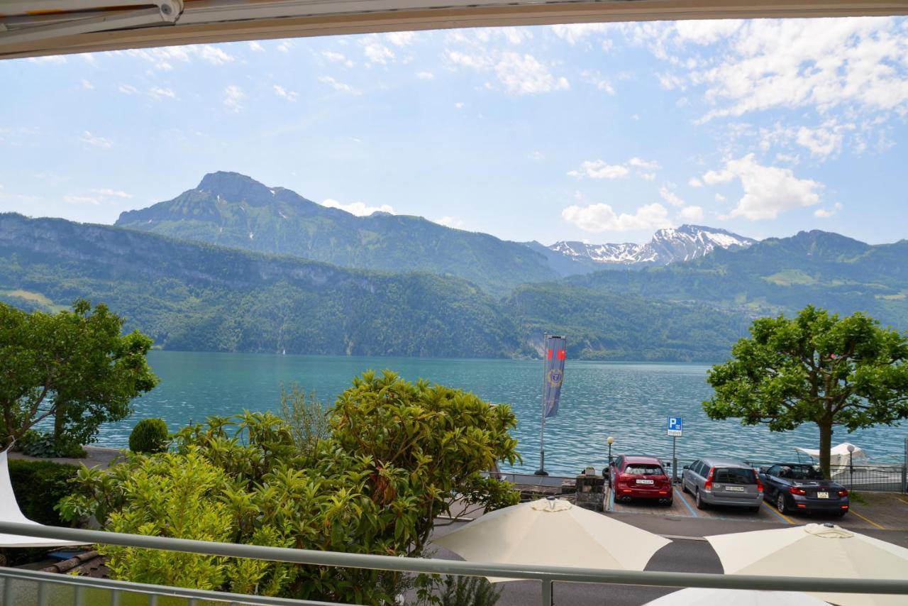 Seehotel Riviera At Lake Lucerne Герсау Экстерьер фото