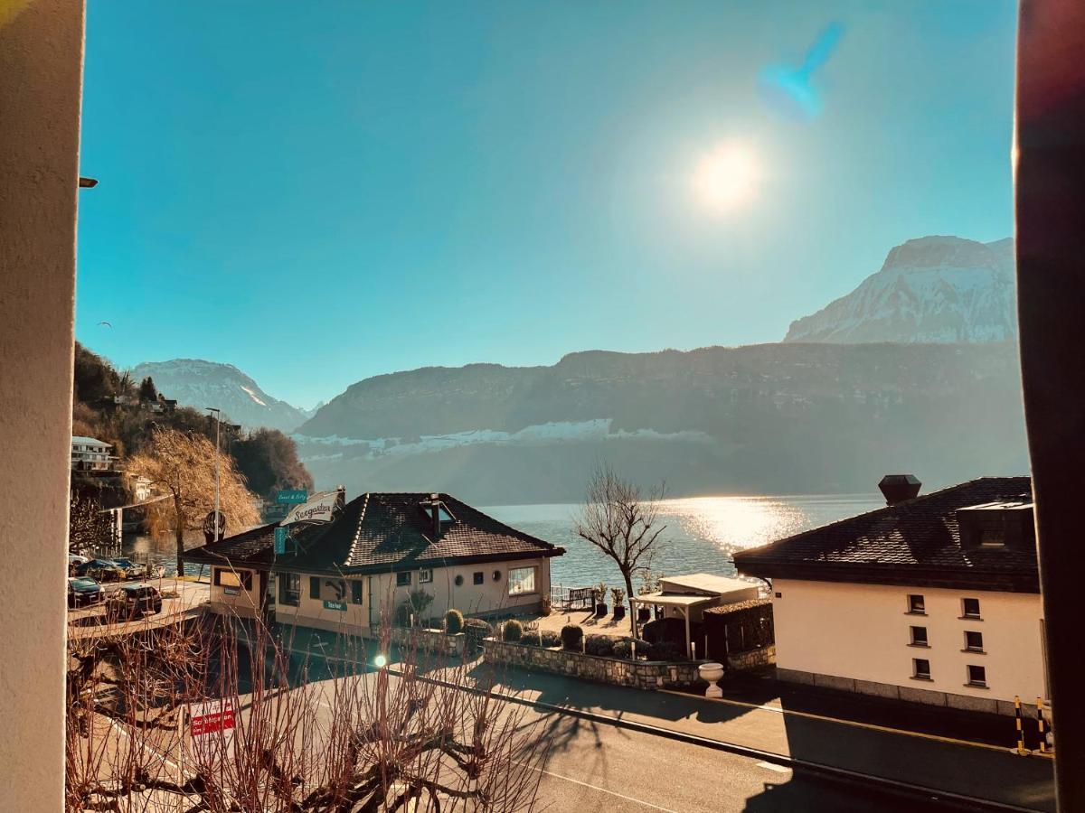 Seehotel Riviera At Lake Lucerne Герсау Экстерьер фото