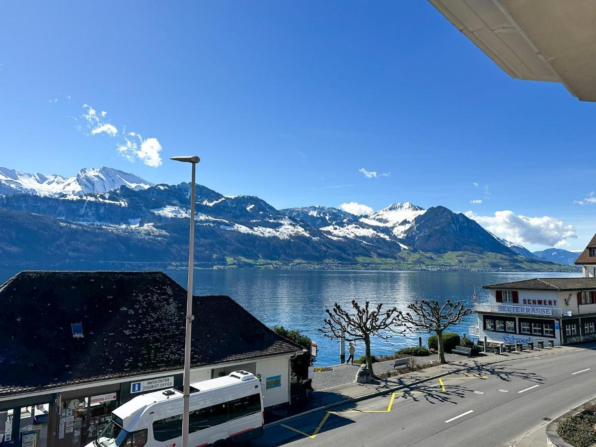 Seehotel Riviera At Lake Lucerne Герсау Экстерьер фото