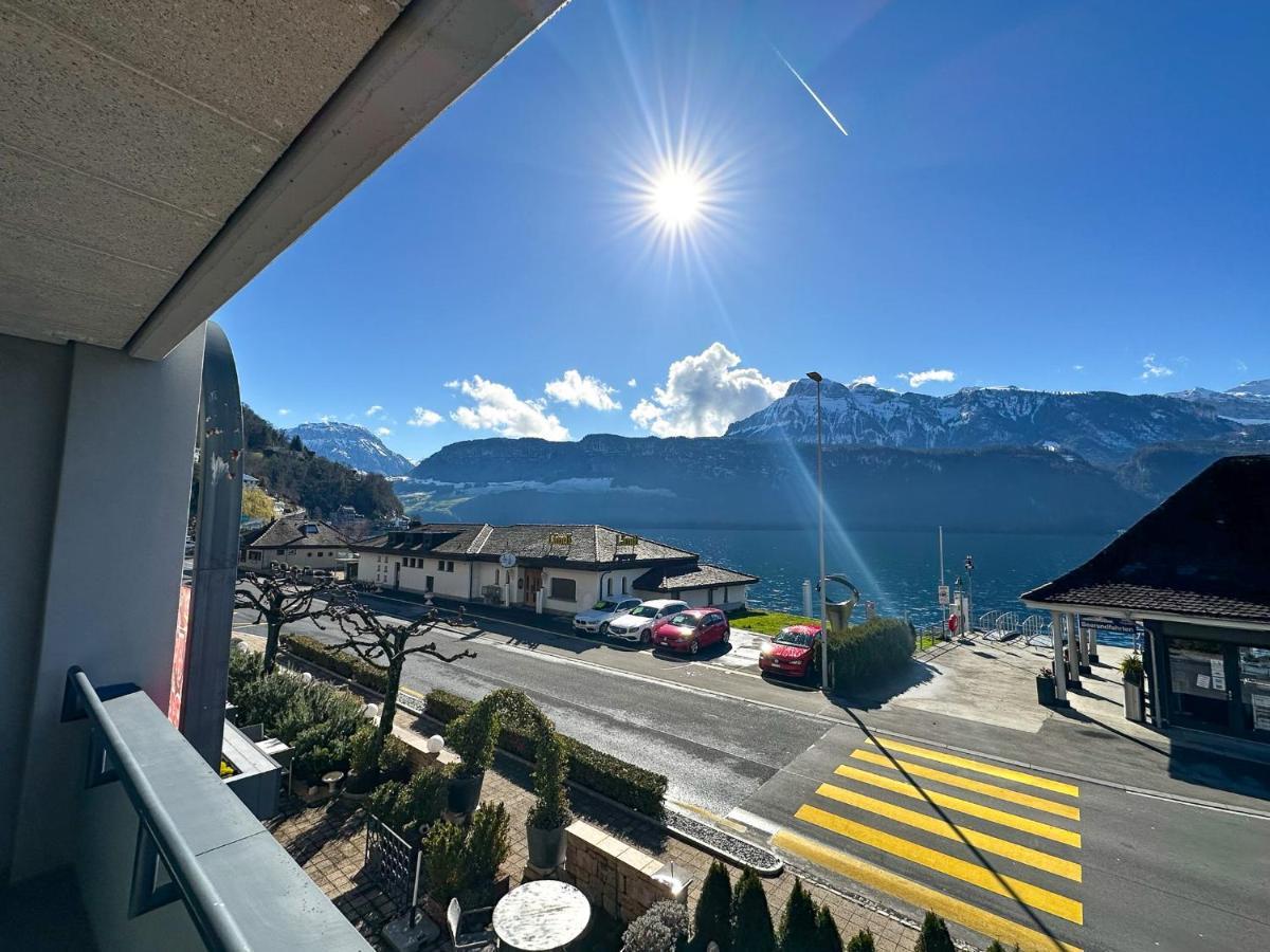 Seehotel Riviera At Lake Lucerne Герсау Экстерьер фото