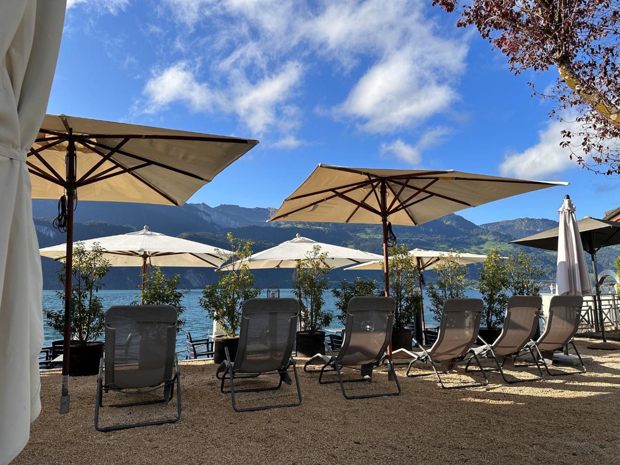 Seehotel Riviera At Lake Lucerne Герсау Экстерьер фото
