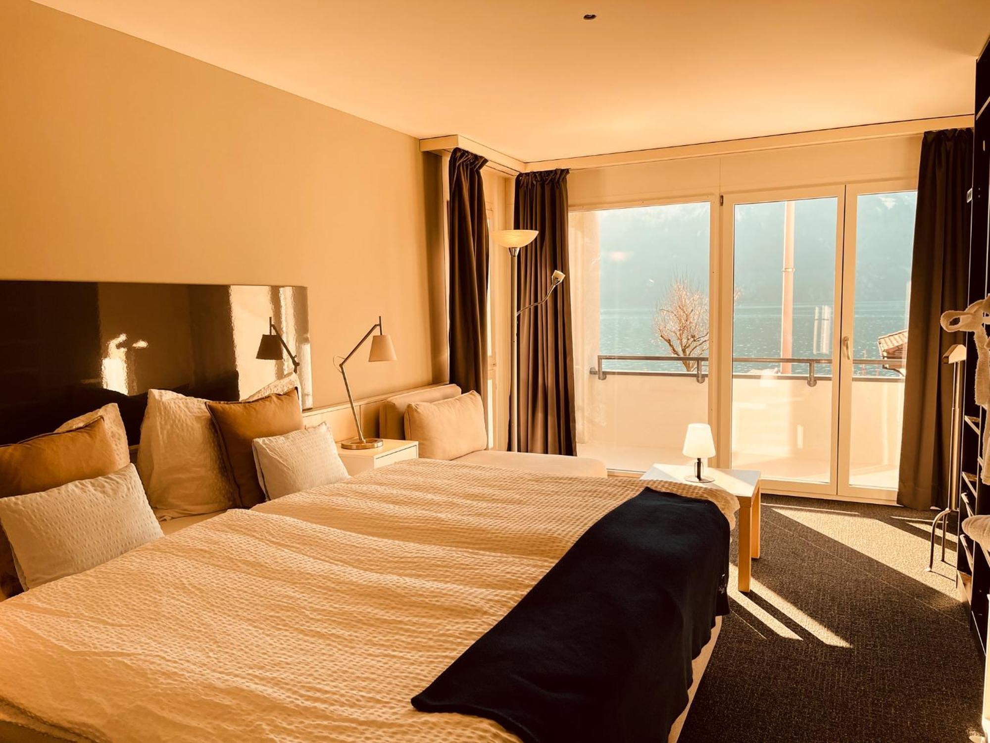 Seehotel Riviera At Lake Lucerne Герсау Экстерьер фото
