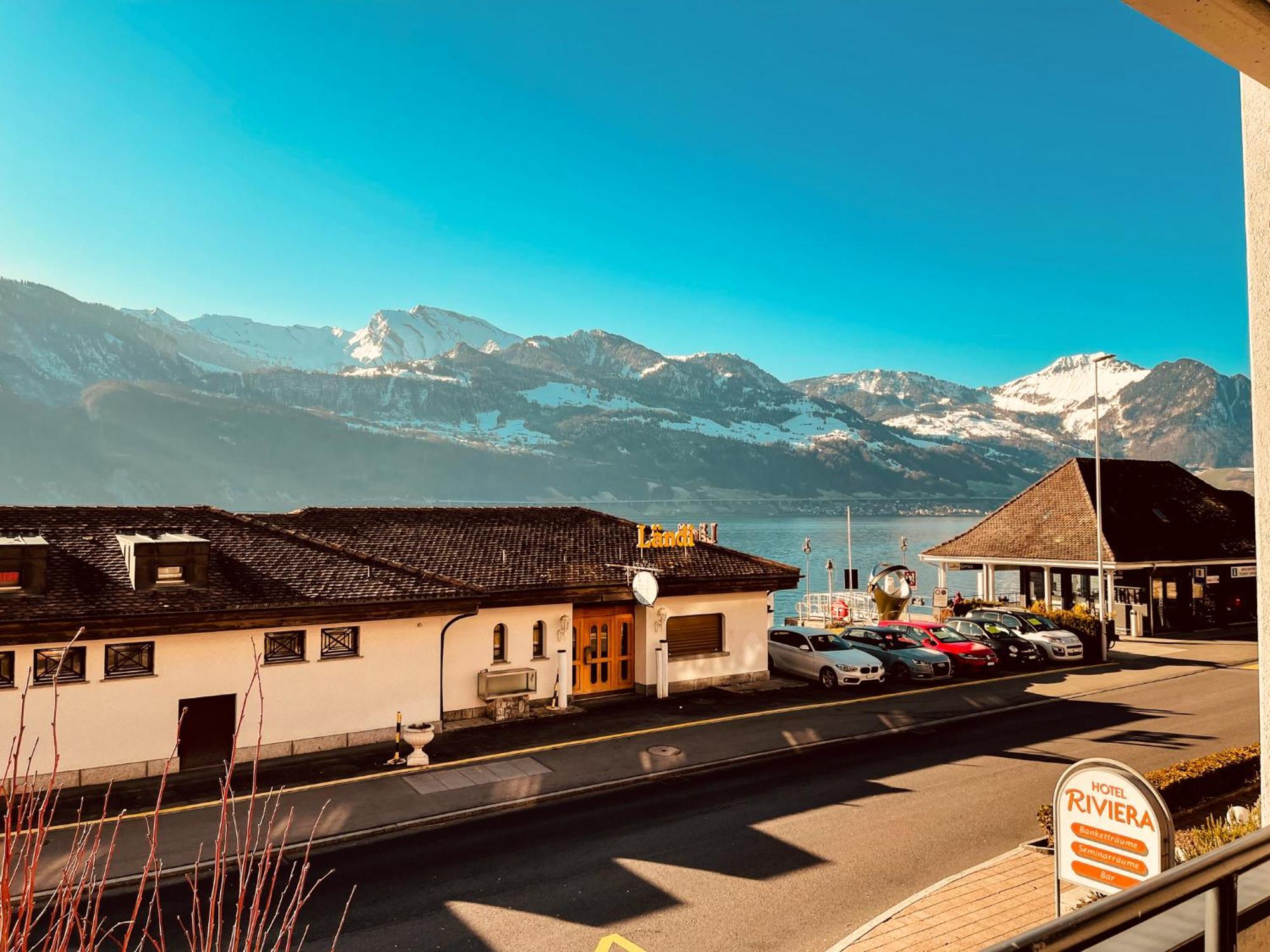 Seehotel Riviera At Lake Lucerne Герсау Экстерьер фото