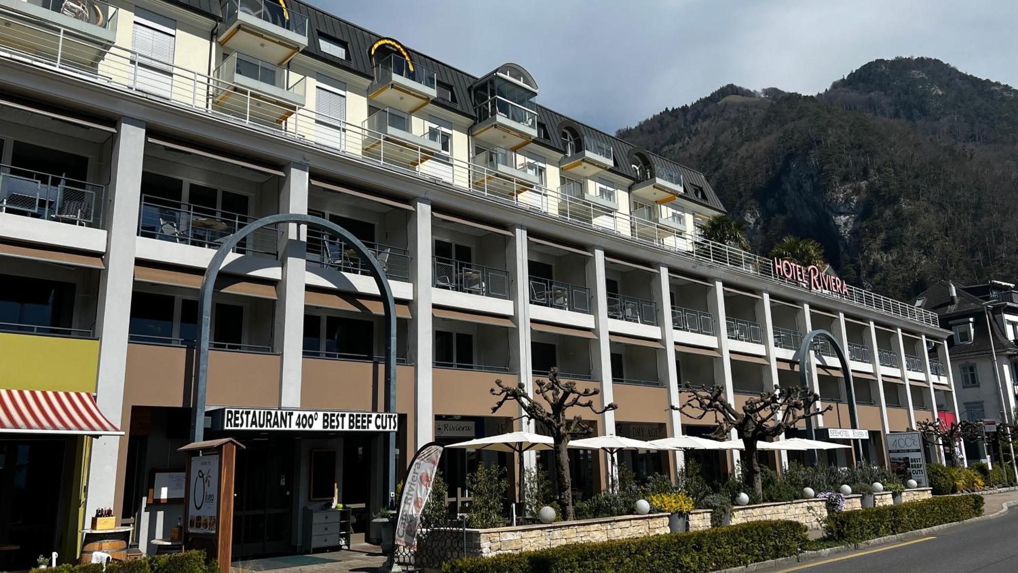 Seehotel Riviera At Lake Lucerne Герсау Экстерьер фото